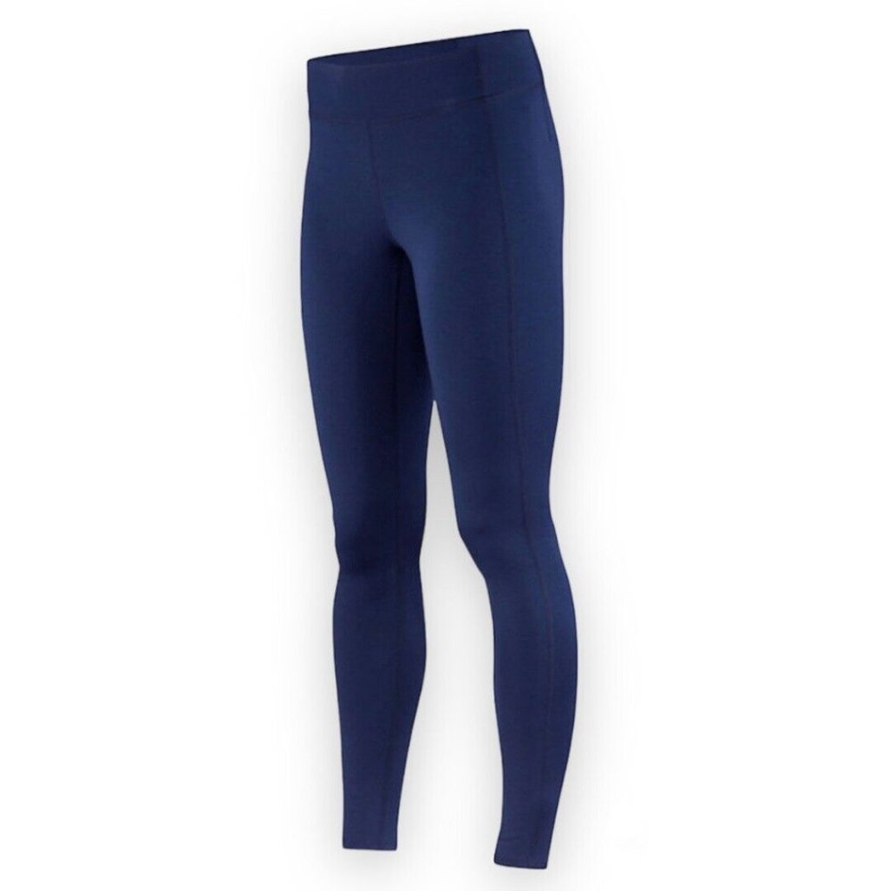 Ibex Art Of Wool Dolce Leggings Mid Weight Stretch Knit Blue Sz Small Wool Blend